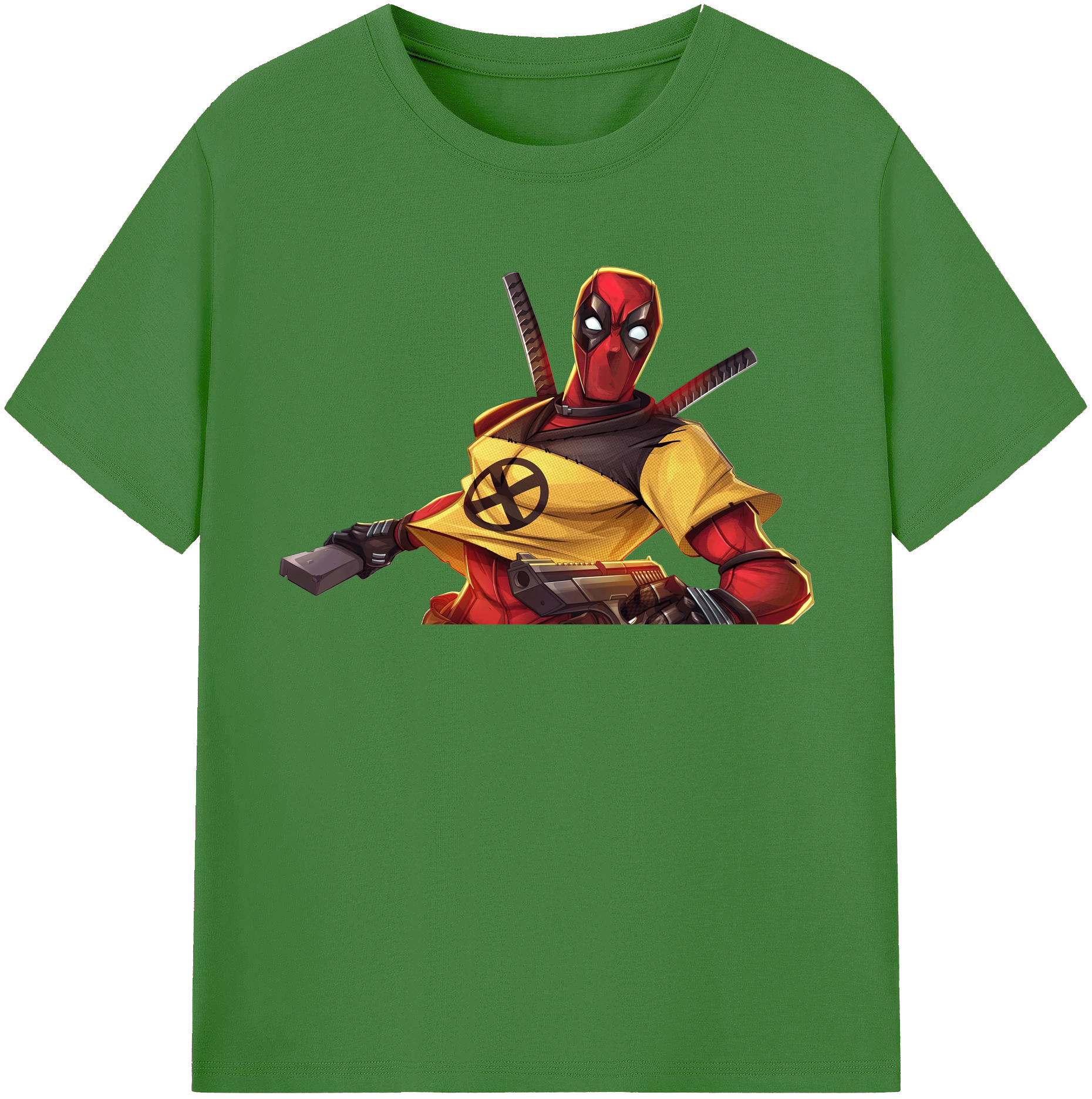 （画像用） Deadpool デッドプール レディースカジュアルプリントTシャツ（綿100％）